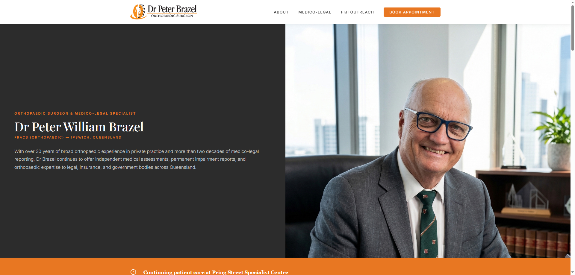 Dr Peter Brazel website